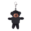 Black Teddy Keychain with Tee 4"-1