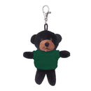 Black Teddy Keychain with Tee 4"-4