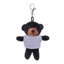 Black Teddy Keychain with Tee 4"-6
