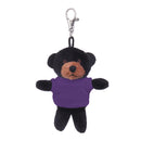 Black Teddy Keychain with Tee 4"-3