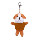 Bulldog Keychain with Tee 4"-2