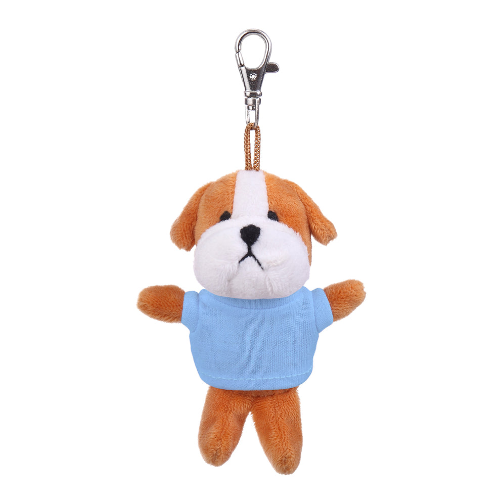 Bulldog Keychain with Tee 4"