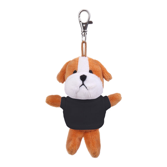 Bulldog Keychain with Tee 4"
