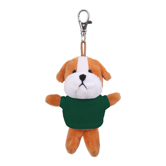 Bulldog Keychain with Tee 4"