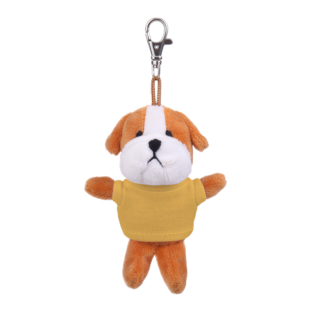 Bulldog Keychain with Tee 4"