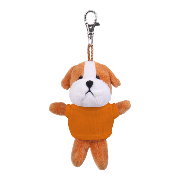 Bulldog Keychain with Tee 4"