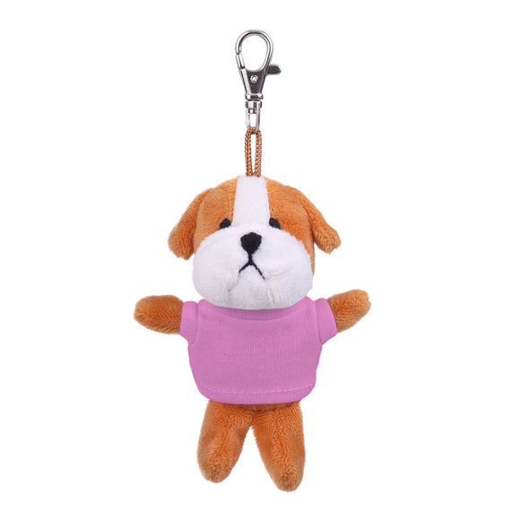 Bulldog Keychain with Tee 4"