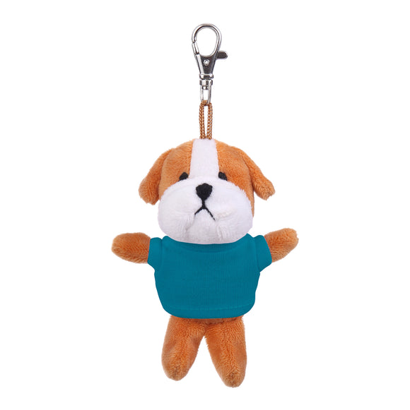 Bulldog Keychain with Tee 4"