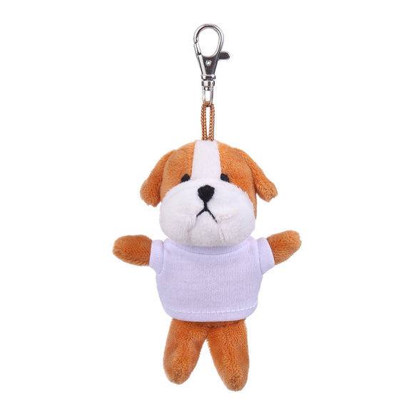 Bulldog Keychain with Tee 4"