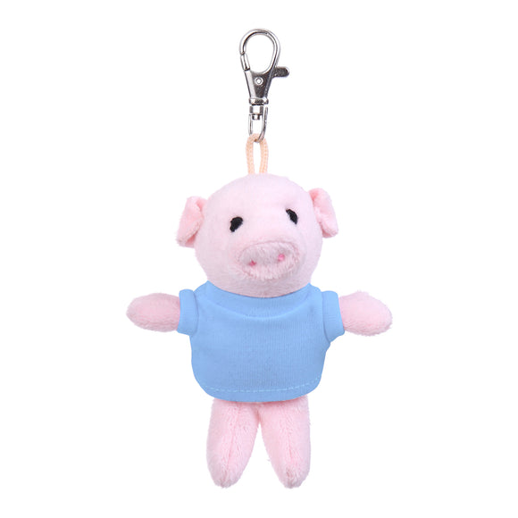 Pig Keychain with Tee 4"