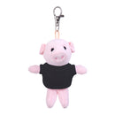 Pig Keychain with Tee 4"-1