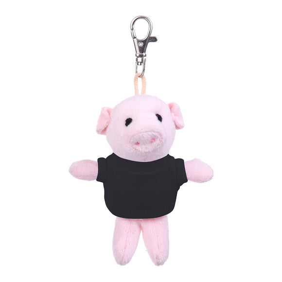 Pig Keychain with Tee 4"