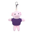 Pig Keychain with Tee 4"-3