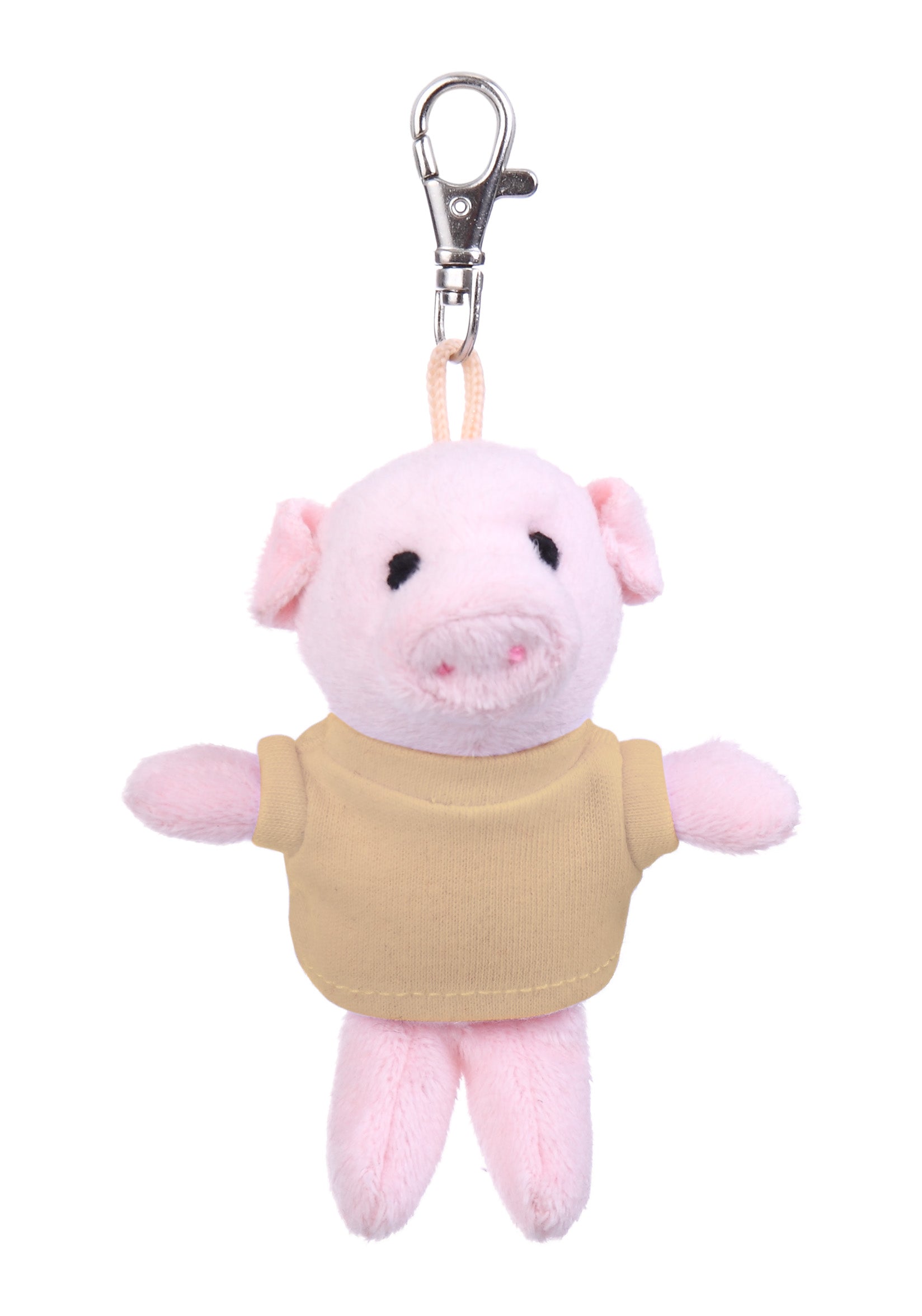 Pig Keychain with Tee 4"