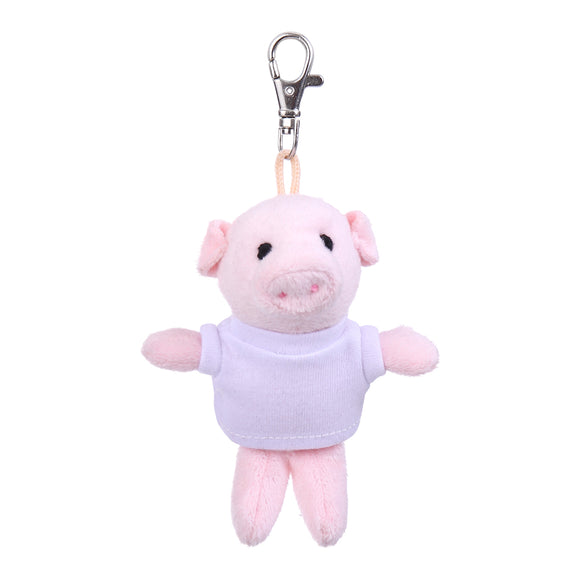 Pig Keychain with Tee 4"