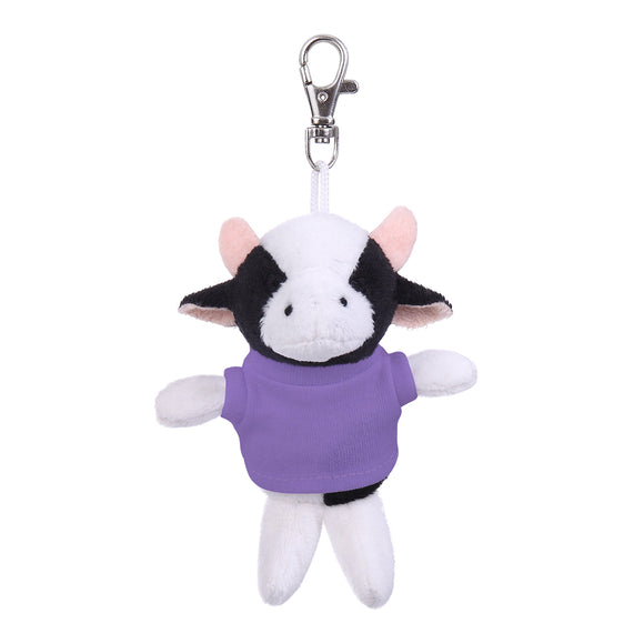 Cow Keychain with Tee 4"