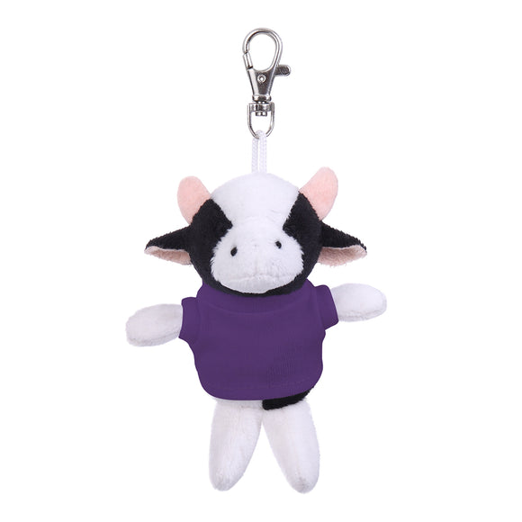 Cow Keychain with Tee 4"