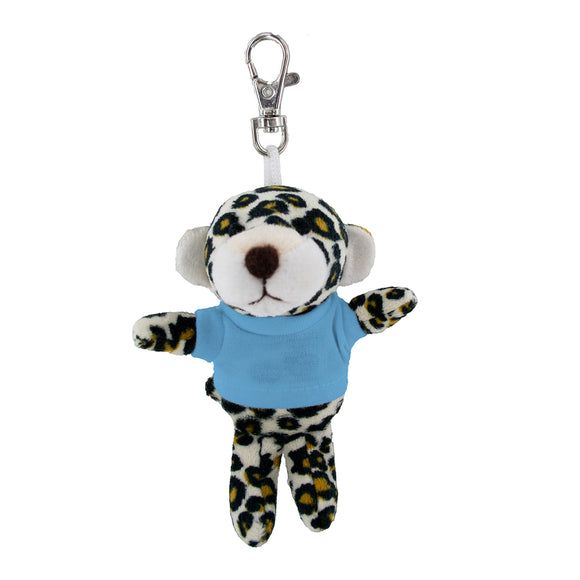 Leopard Keychain with Tee 4"
