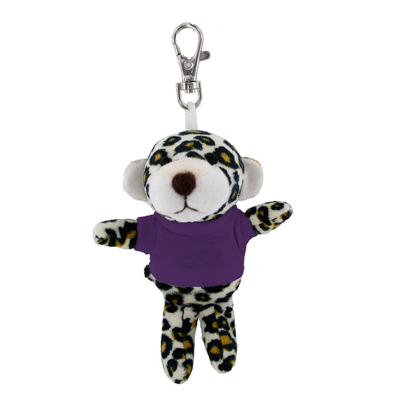 Leopard Keychain with Tee 4"