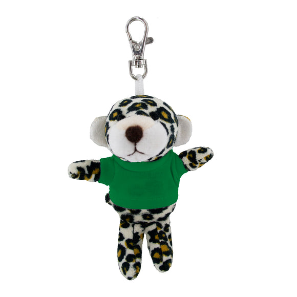 Leopard Keychain with Tee 4"