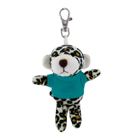 Leopard Keychain with Tee 4"
