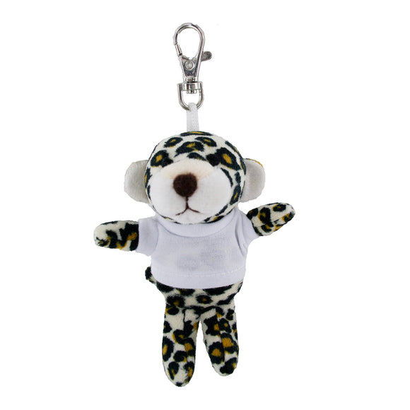 Leopard Keychain with Tee 4"