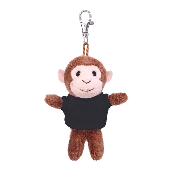 Monkey Keychain with Tee 4"