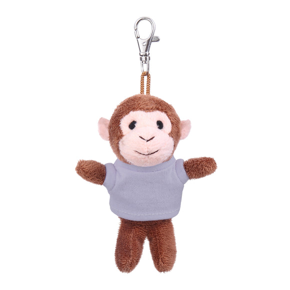 Monkey Keychain with Tee 4"