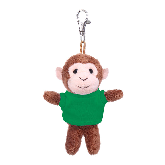 Monkey Keychain with Tee 4"