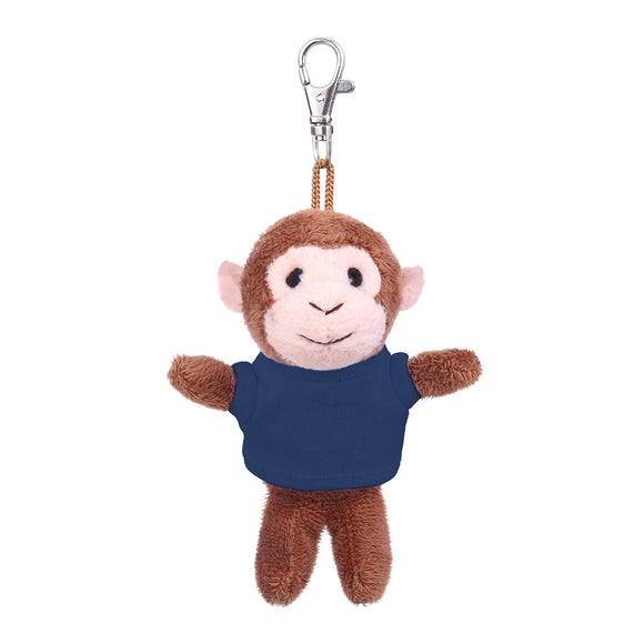 Monkey Keychain with Tee 4"