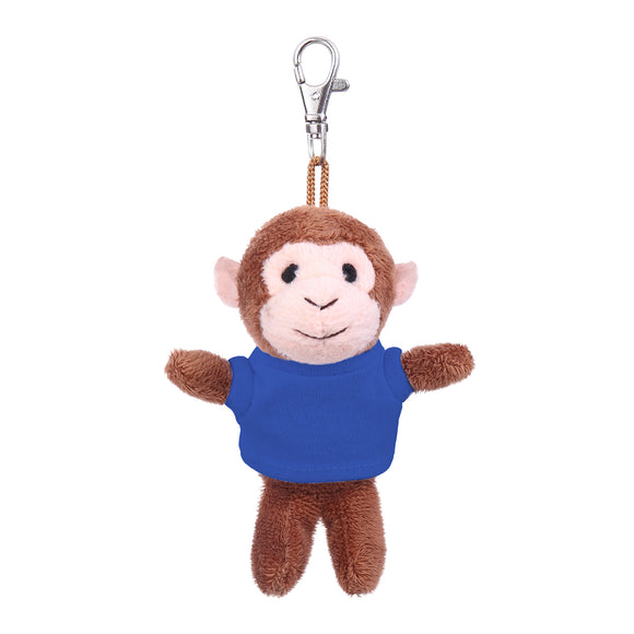 Monkey Keychain with Tee 4"