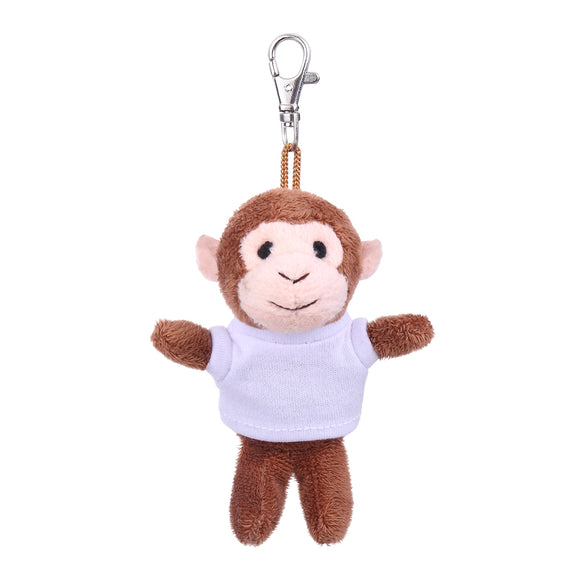 Monkey Keychain with Tee 4"