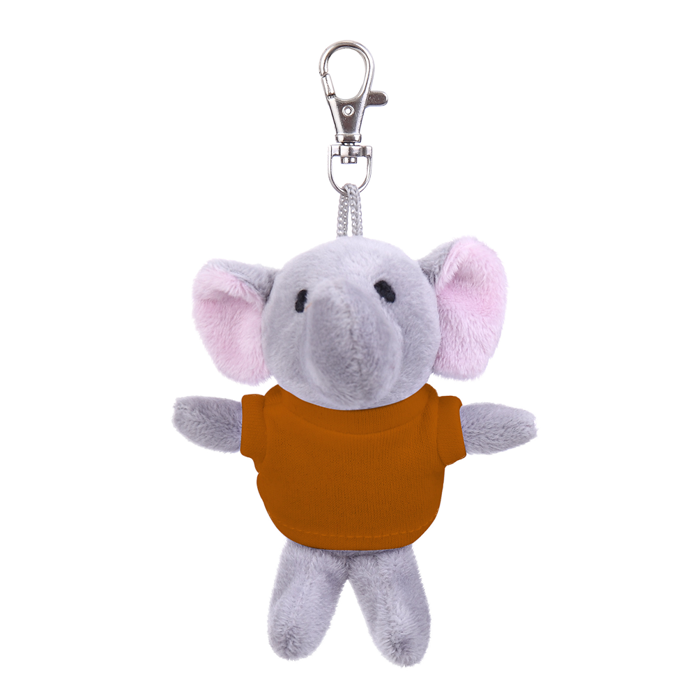 Elephant Keychain with Tee 4"