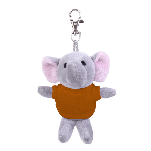 Elephant Keychain with Tee 4"