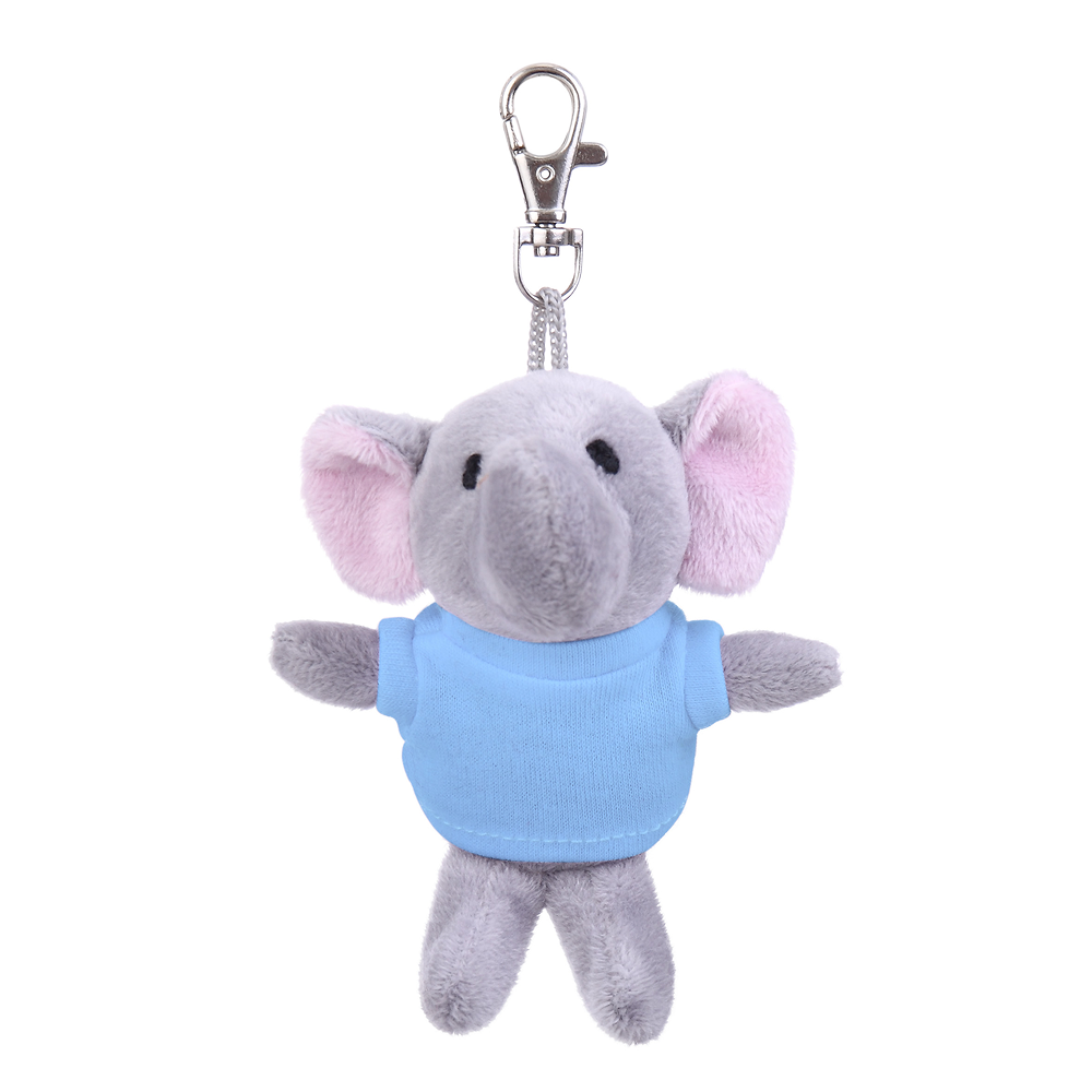 Elephant Keychain with Tee 4"