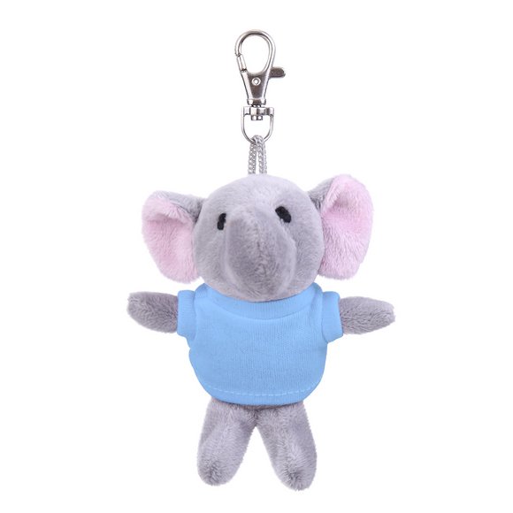 Elephant Keychain with Tee 4"