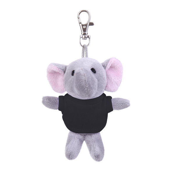 Elephant Keychain with Tee 4"