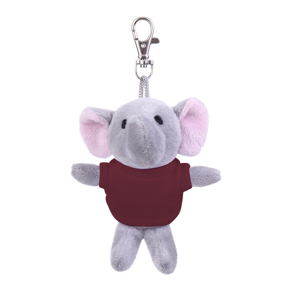 Elephant Keychain with Tee 4"