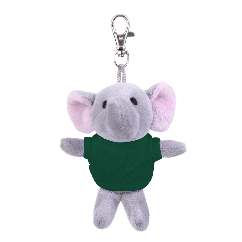 Elephant Keychain with Tee 4"