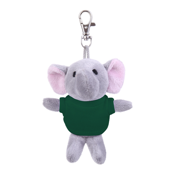 Elephant Keychain with Tee 4"