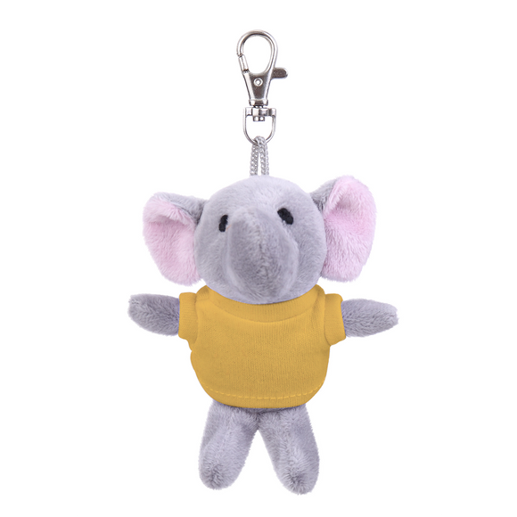 Elephant Keychain with Tee 4"