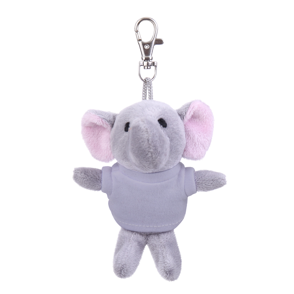 Elephant Keychain with Tee 4"