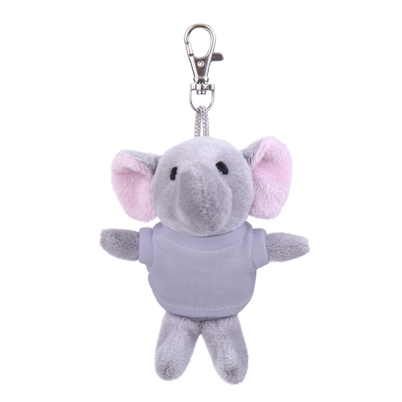 Elephant Keychain with Tee 4"