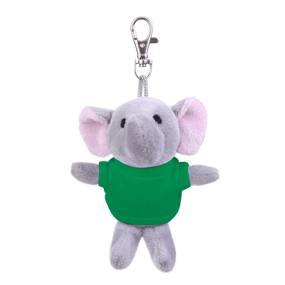 Elephant Keychain with Tee 4"