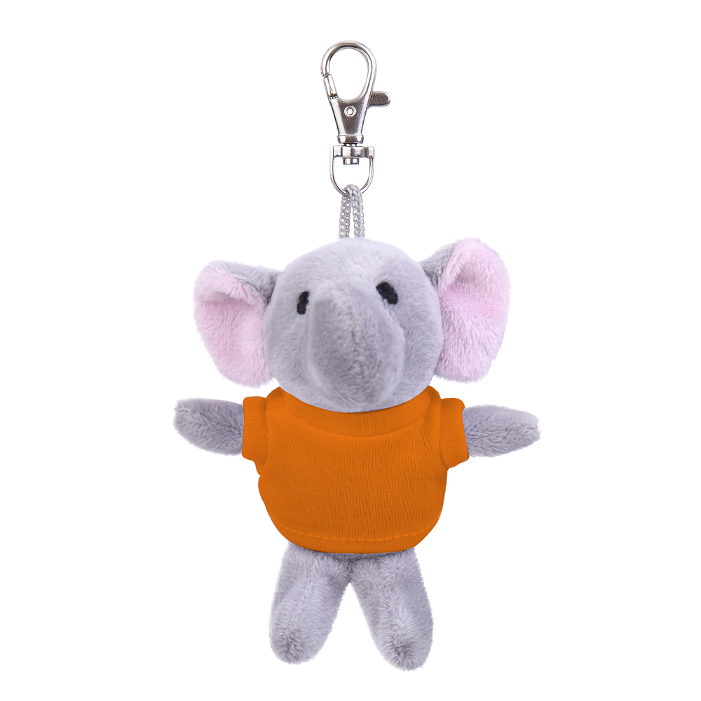 Elephant Keychain with Tee 4"