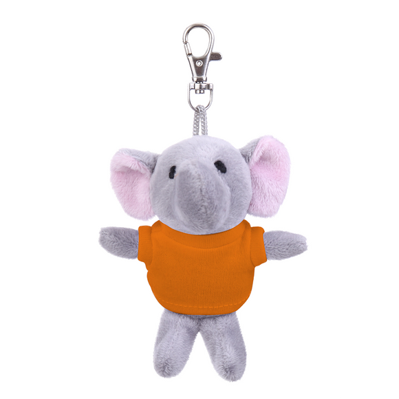 Elephant Keychain with Tee 4"