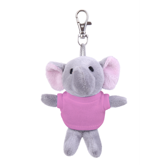 Elephant Keychain with Tee 4"