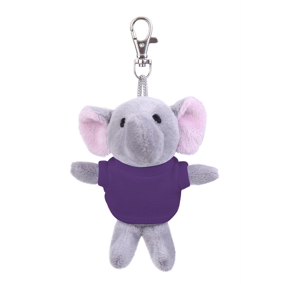 Elephant Keychain with Tee 4"