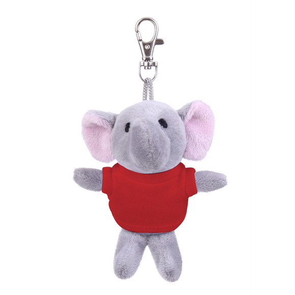 Elephant Keychain with Tee 4"