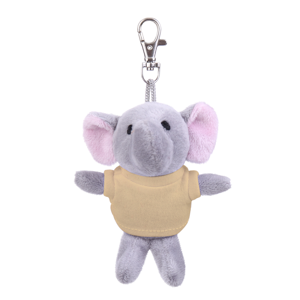 Elephant Keychain with Tee 4"